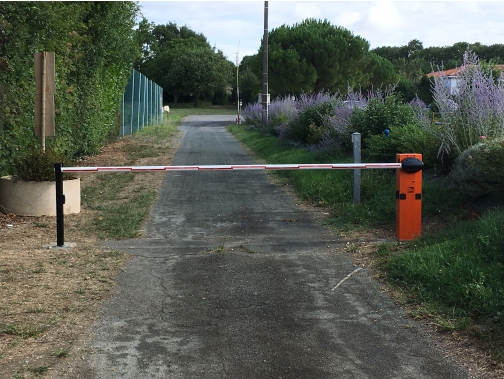 Installation d’une barrière automatique pour contrôle d’accès d’un camping