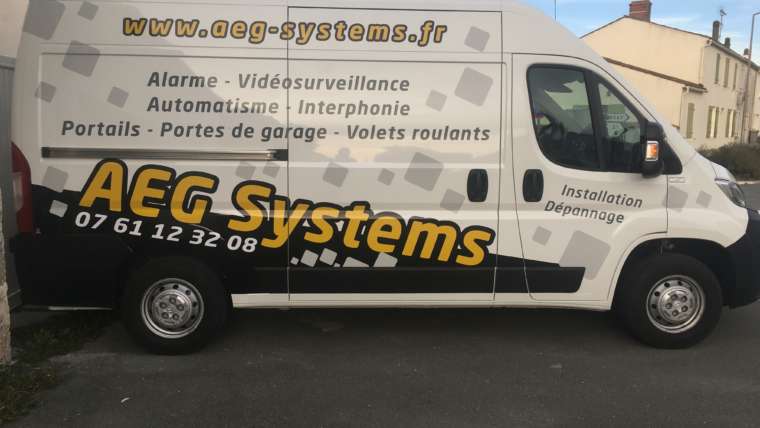 Les activités de la société AEG SYSTEMS sont: Installation et Dépannage SAV motorisation de portail particulier et industriel multimarque.        Installation de portail particulier , portail industriel et portillon                                          Installation et dépannage SAV de porte de garage , porte sectionnelle industrielle.                                  Installation ou proposition de location (par un partenaire) de système d’alarme pour particulier et professionnel.                              Installation de système de vidéosurveillance.                       Installation et dépannage SAV de visiophone et d’interphone.                               Installation et reprise de clôture , grille rigide , grillage.                                          Installation et dépannage de rideau métallique , grille métallique.                                   Installation et dépannage SAV multimarques de volet roulant.                                            Notre secteur d’activité est La Rochelle 17 , Rochefort 17 , Ile de Ré 17 , Ile d’oléron 17 , Niort 79 , Fontenay Le Comte 85